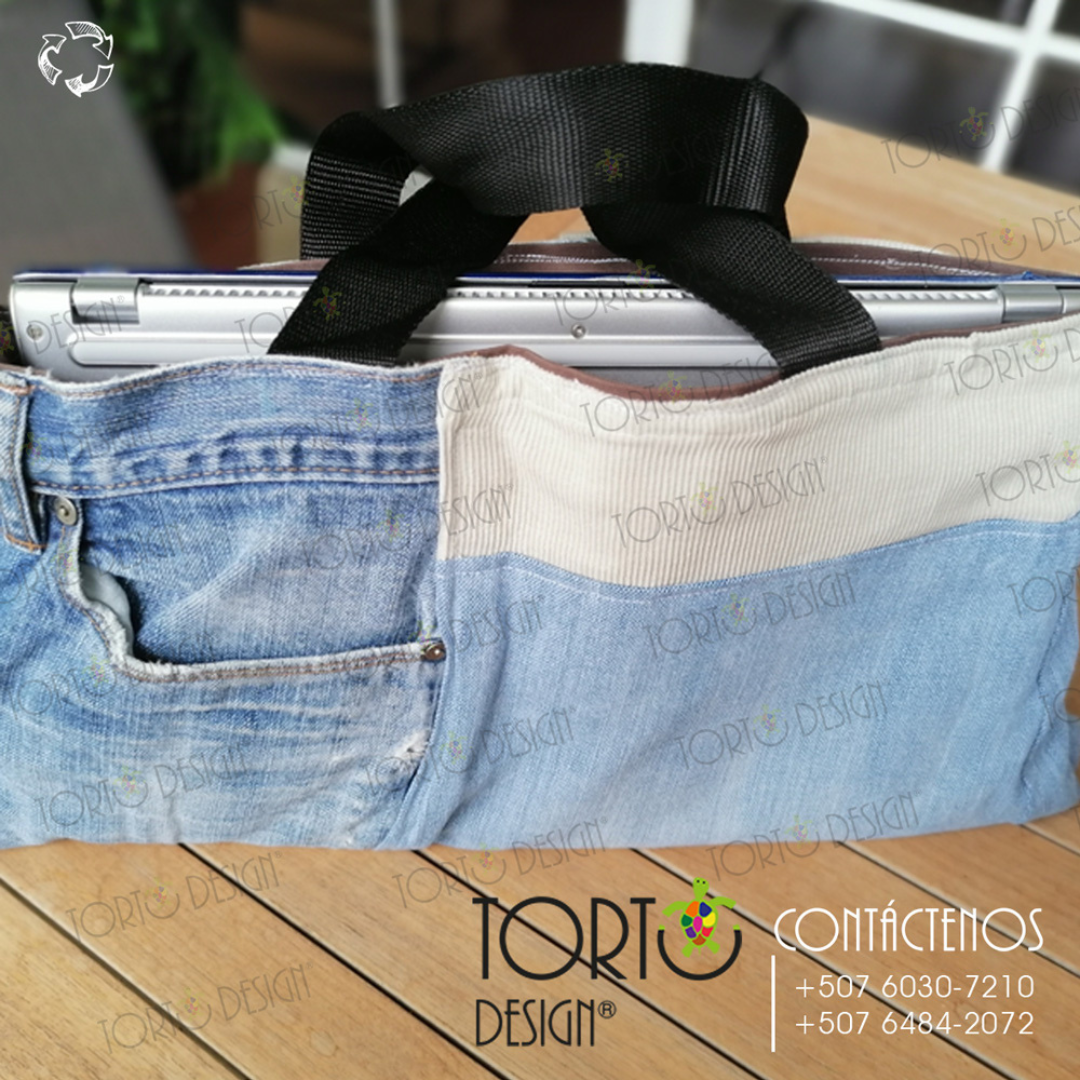 Bolso textil rescatado Tortu Design 3